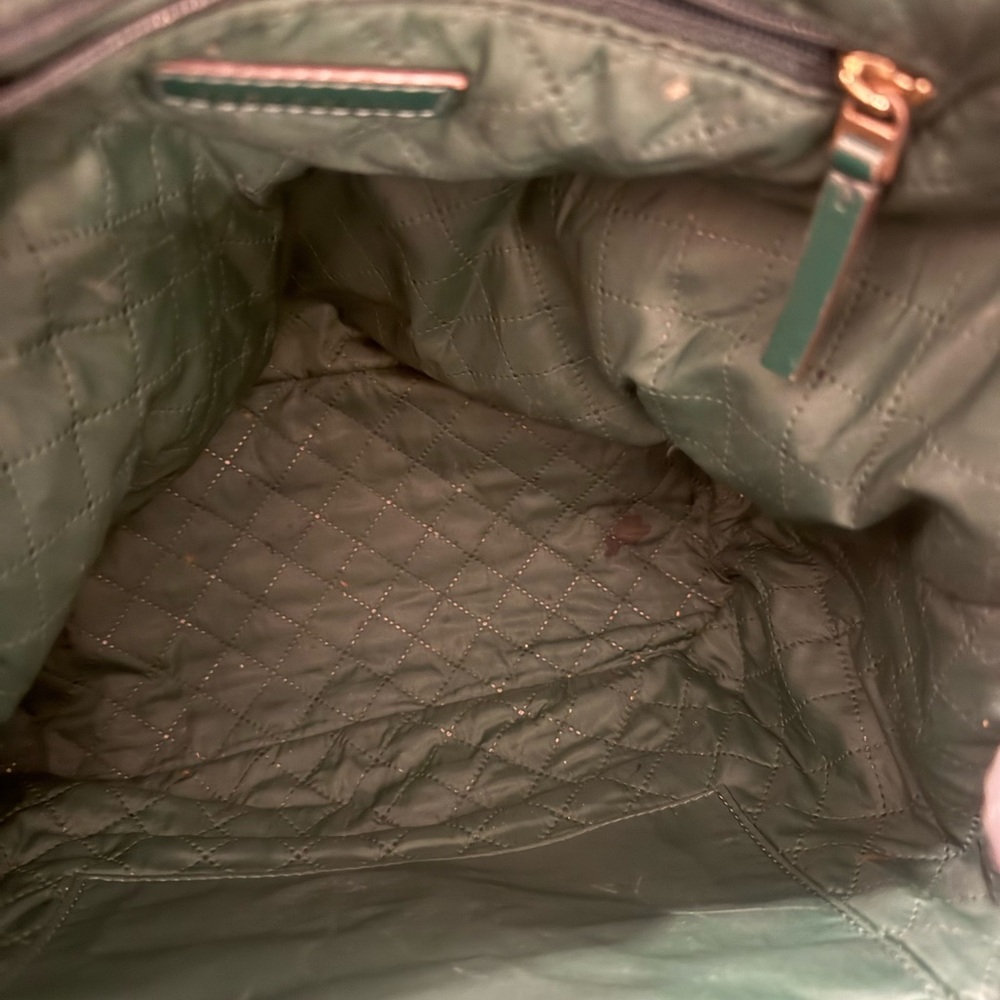 Black Backpack with Gold Accents - Picture 3 of 5